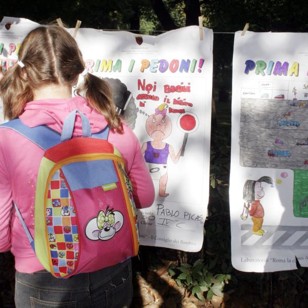 Calvi dell’Umbria, i bambini della scuola dell’infanzia superano l’esame e ottengono la “patente di pedoni”