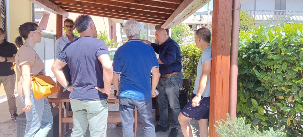 Terni, sindaco Bandecchi visita Prisciano Terni Est