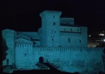 Dislessia, Rocca Flea illuminata per la giornata Internazionale