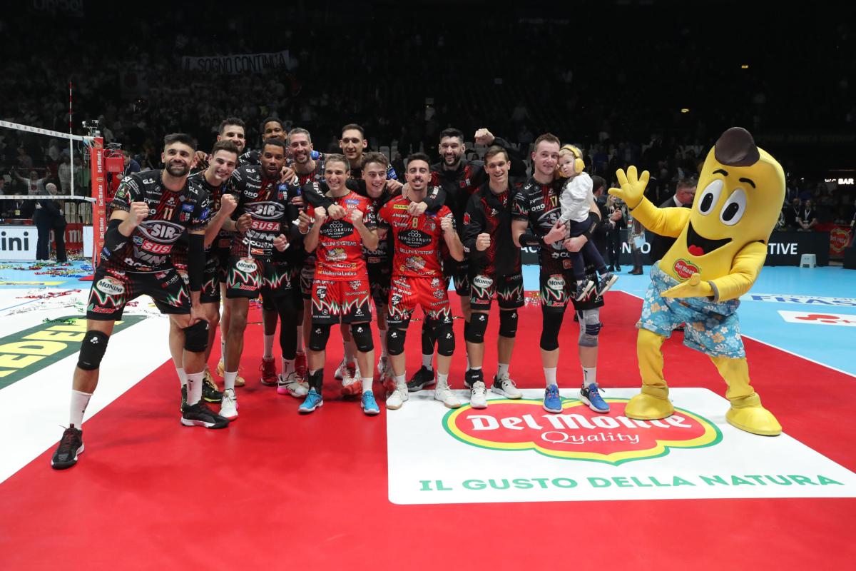 La Sir Volley Perugia conquista la Supercoppa italiana: sconfitto Trento 3 a 2