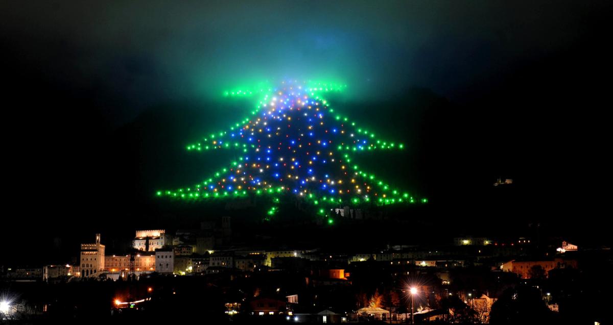 Alberi di Natale in Umbria: ecco dove andarli a vedere